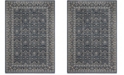 Safavieh Brentwood Navy and Light Gray 4' x 6' Sisal Weave Area Rug